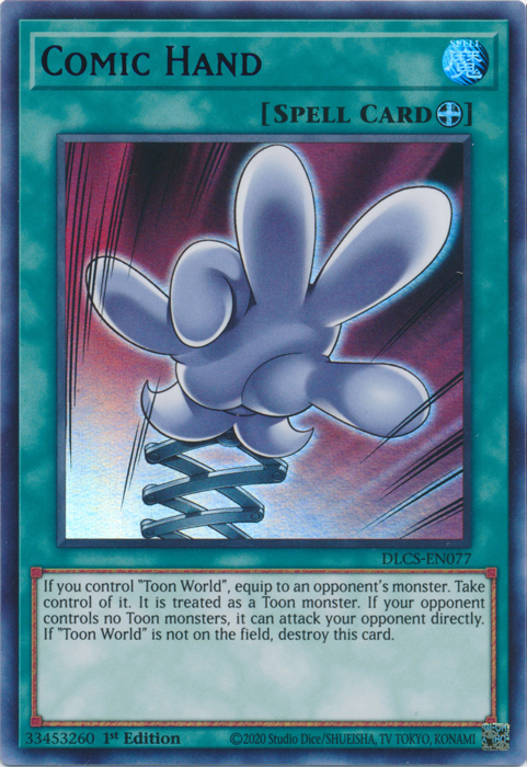 Comic Hand (Purple) [DLCS-EN077] Ultra Rare | Odin's Place