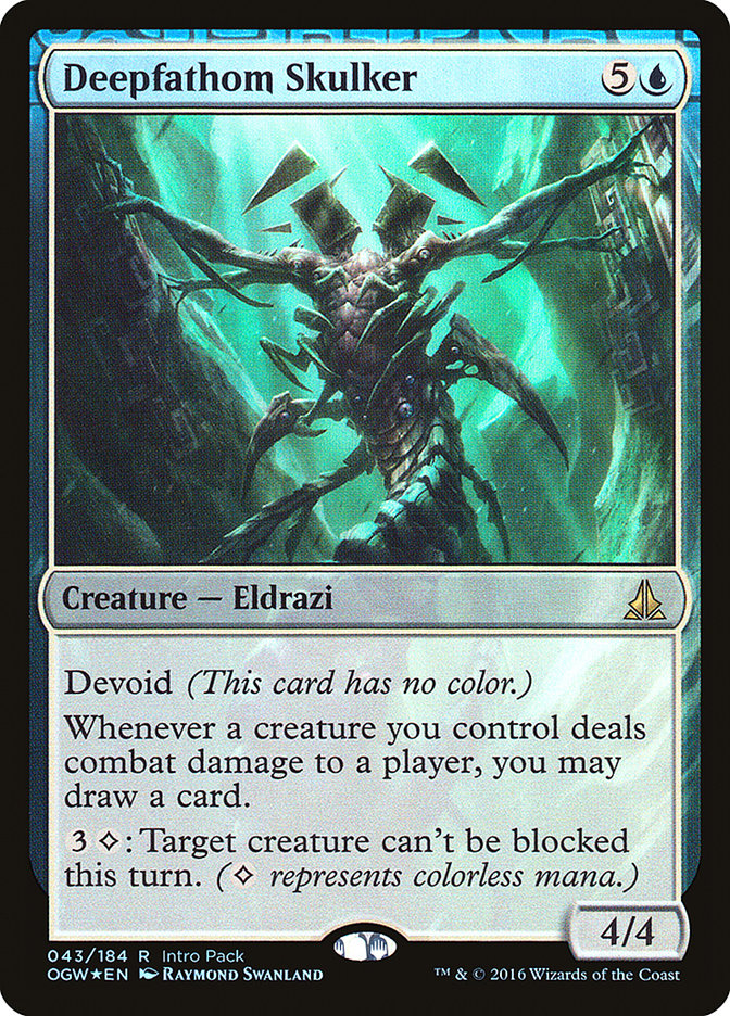 Deepfathom Skulker (43) (Intro Pack) [Oath of the Gatewatch Promos] | Odin's Place