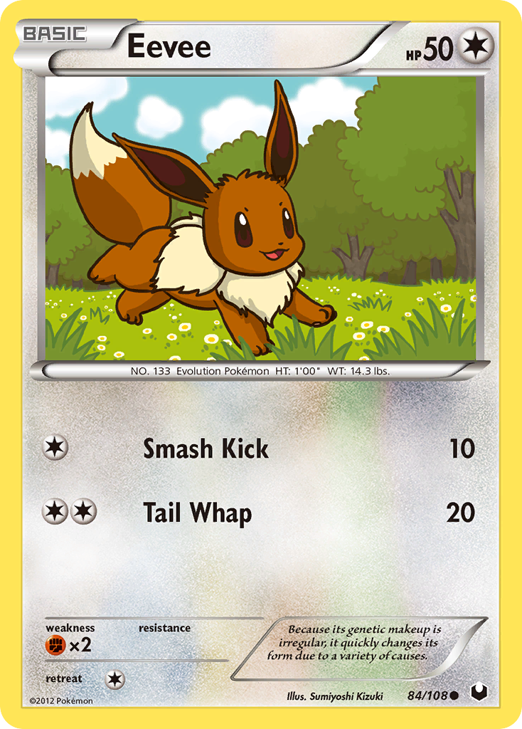 Eevee (84/108) [Black & White: Dark Explorers] | Odin's Place