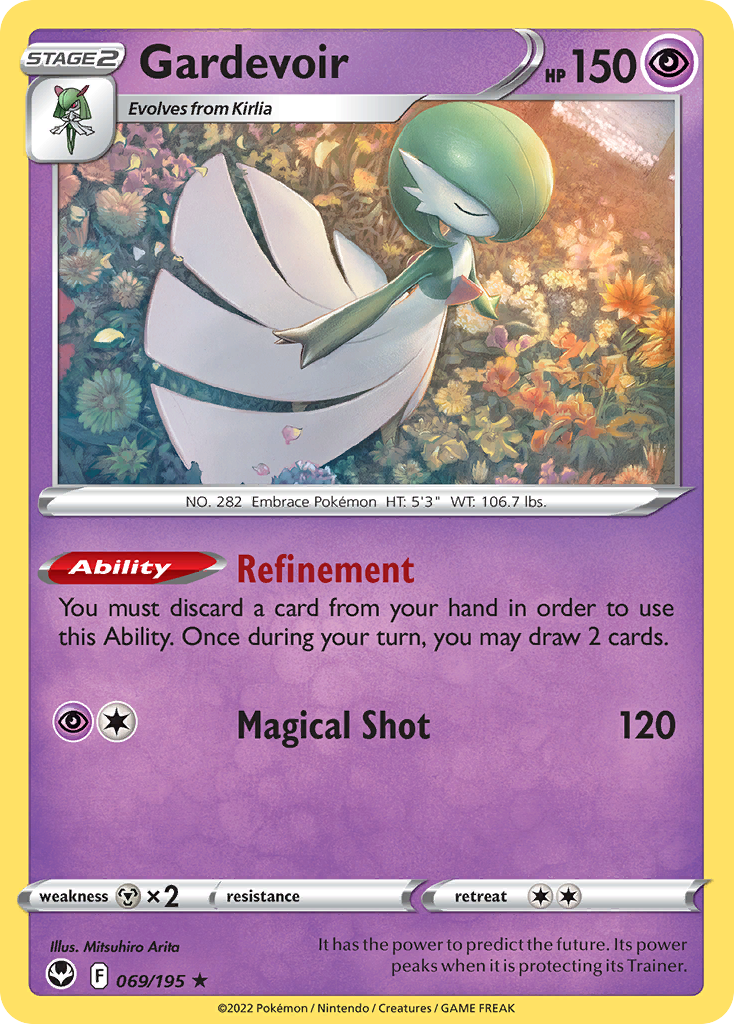 Gardevoir (069/195) (Theme Deck Exclusive) [Sword & Shield: Silver Tempest] | Odin's Place