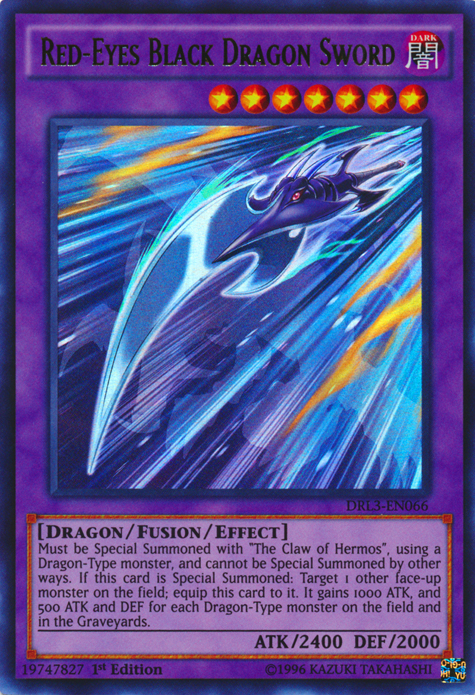 Red-Eyes Black Dragon Sword [DRL3-EN066] Ultra Rare | Odin's Place