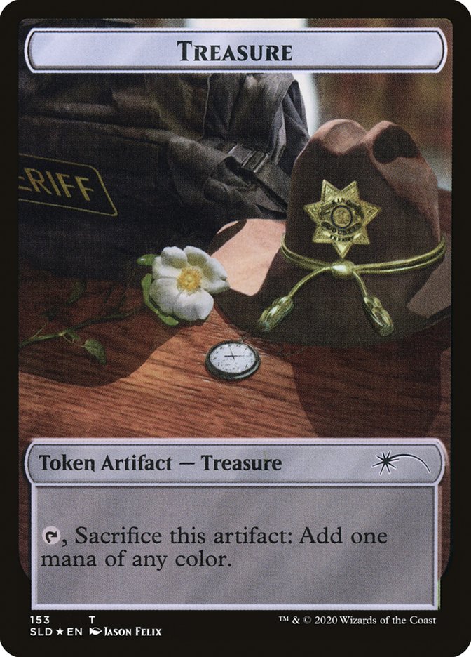 Treasure // Walker (148) Double-Sided Token [Secret Lair Drop Series] | Odin's Place