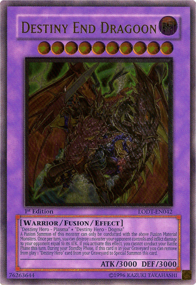 Destiny End Dragoon [LODT-EN042] Ultimate Rare | Odin's Place