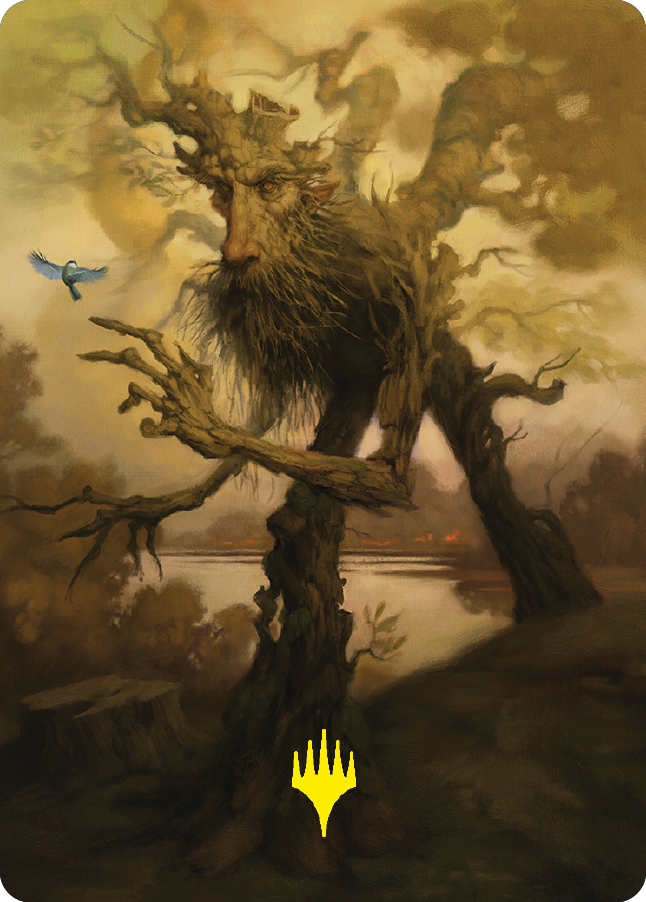 Treefolk Token Art Card (Gold-Stamped Signature) [The Lord of the Rings: Tales of Middle-earth Art Series] | Odin's Place