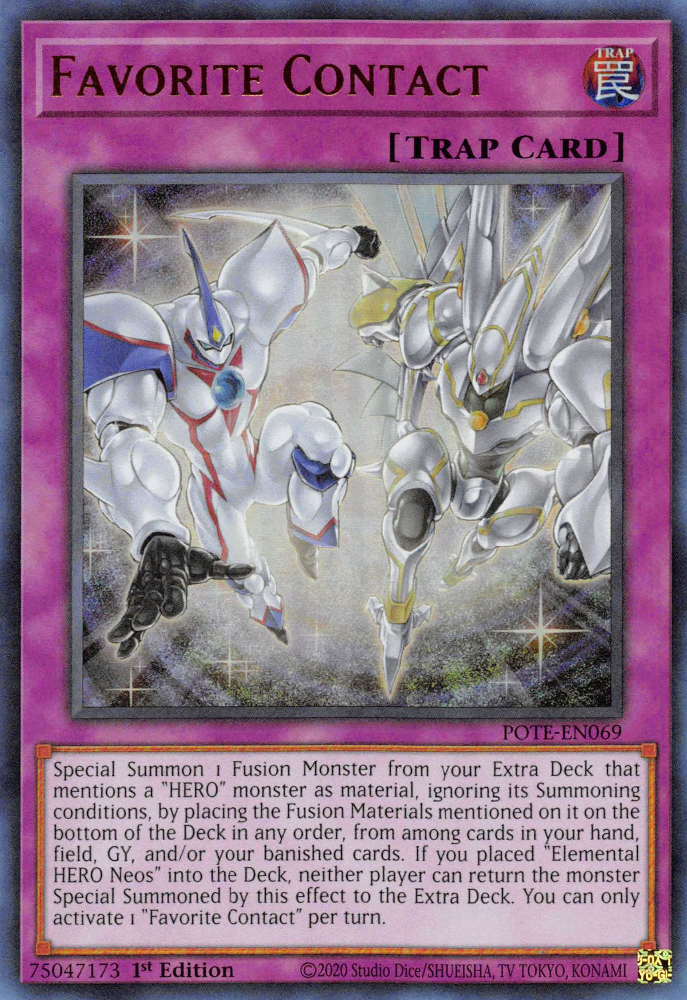 Favorite Contact [POTE-EN069] Ultra Rare | Odin's Place