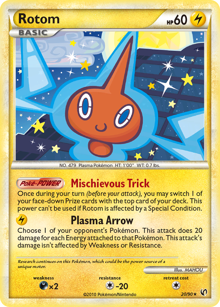 Rotom (20/90) [HeartGold & SoulSilver: Undaunted] | Odin's Place