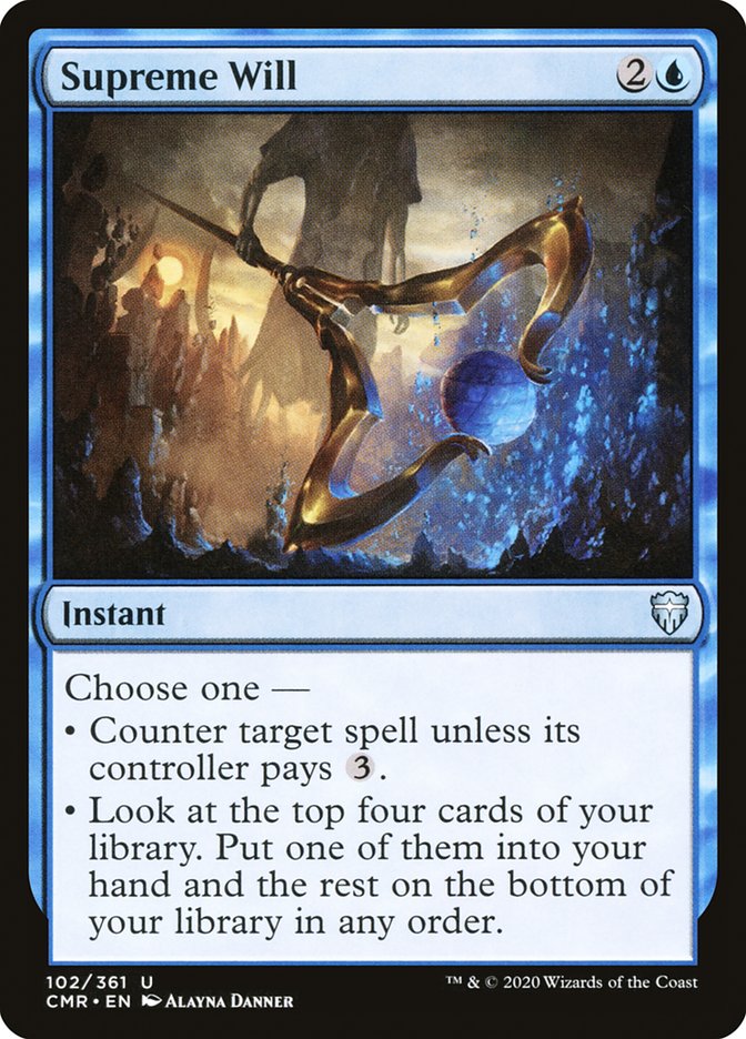 Supreme Will [Commander Legends] | Odin's Place