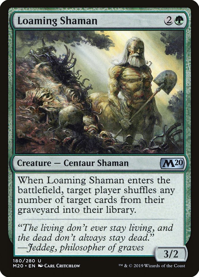 Loaming Shaman [Core Set 2020] | Odin's Place