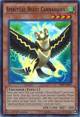 Spiritual Beast Cannahawk [THSF-EN027] Super Rare | Odin's Place