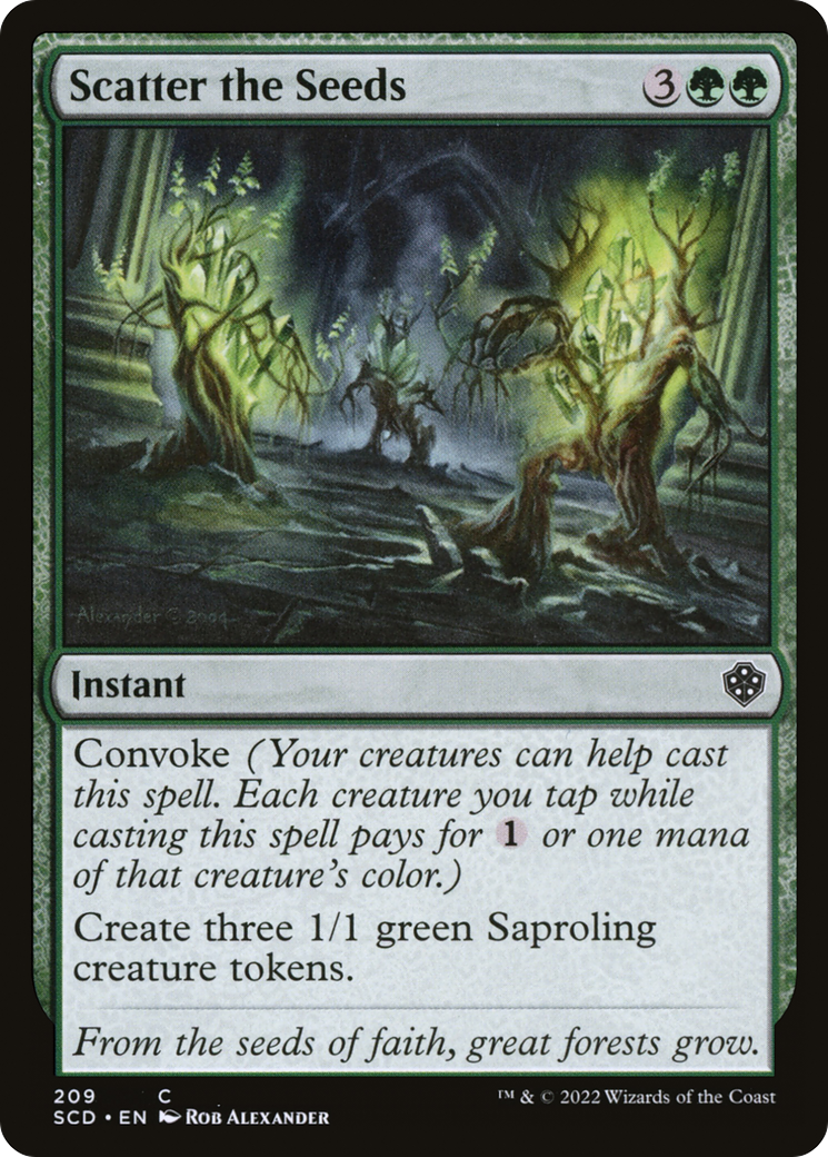 Scatter the Seeds [Starter Commander Decks] | Odin's Place