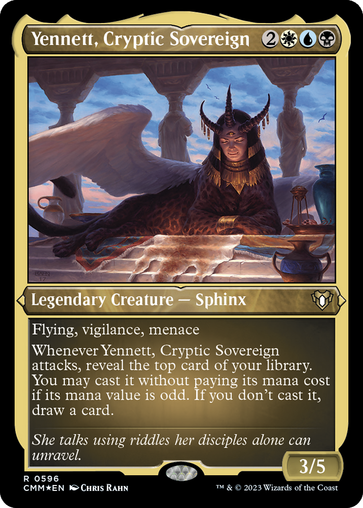 Yennett, Cryptic Sovereign (Foil Etched) [Commander Masters] | Odin's Place