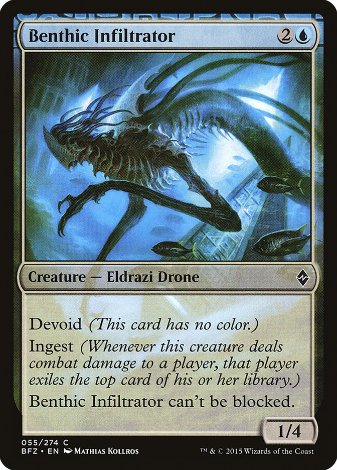 Benthic Infiltrator (55) [Battle for Zendikar] | Odin's Place