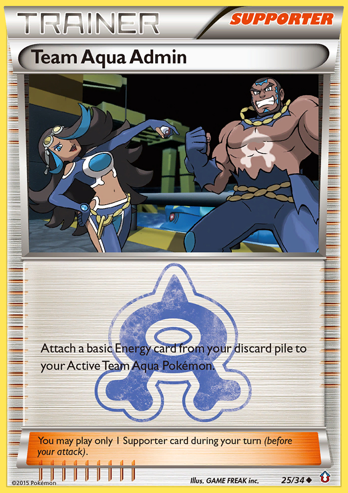 Team Aqua Admin (25/34) [XY: Double Crisis] | Odin's Place