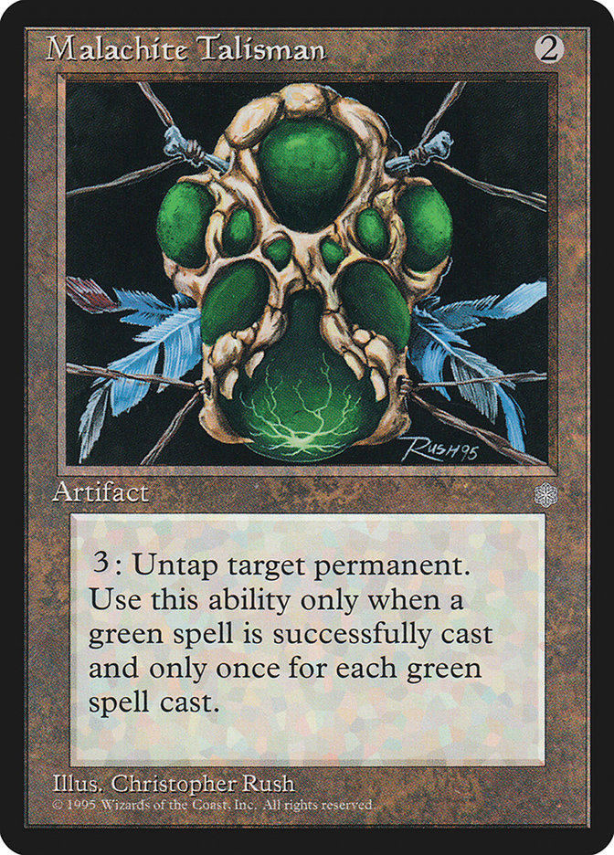 Malachite Talisman (328) [Ice Age] | Odin's Place