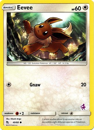 Eevee (49/68) (Mewtwo Deck) [Battle Academy 2020] | Odin's Place