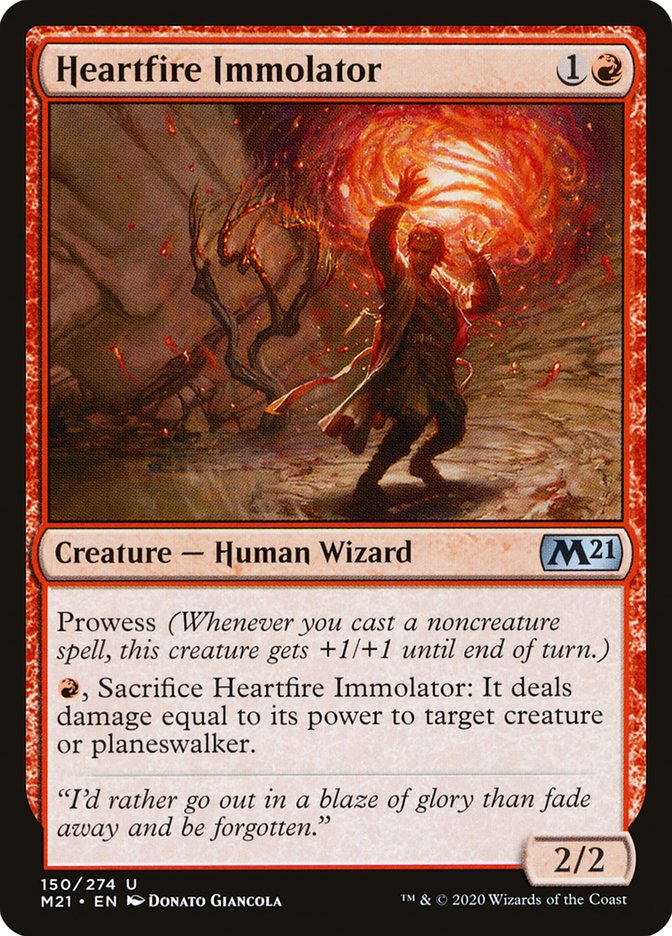 Heartfire Immolator [Core Set 2021] | Odin's Place