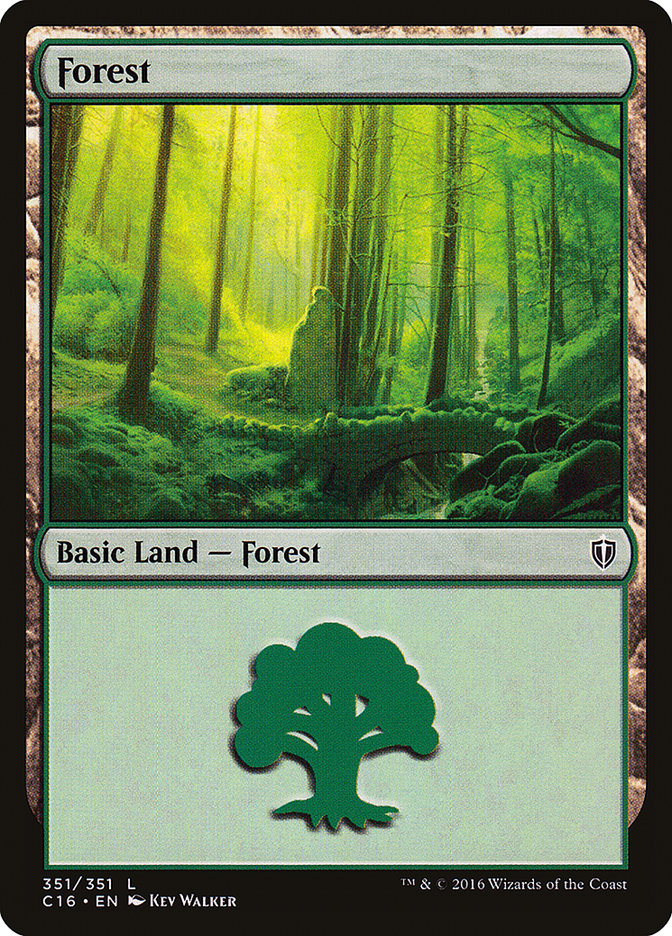 Forest (351) [Commander 2016] | Odin's Place