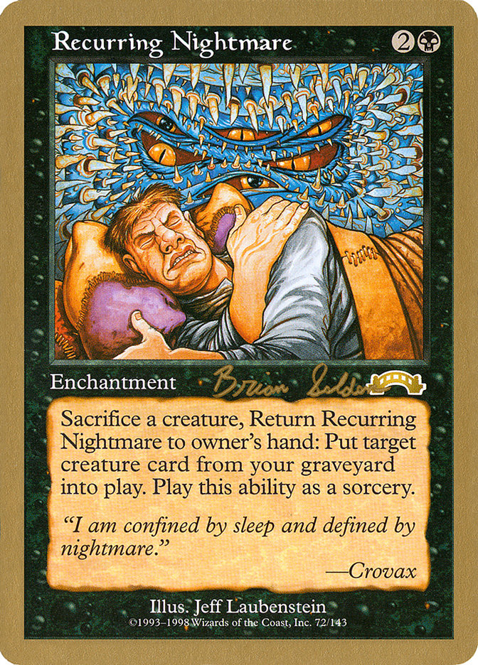 Recurring Nightmare (Brian Selden) [World Championship Decks 1998] | Odin's Place