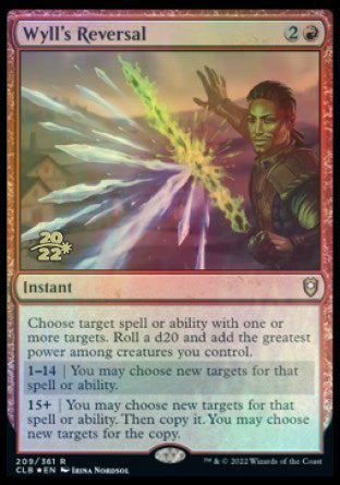 Wyll's Reversal [Commander Legends: Battle for Baldur's Gate Prerelease Promos] | Odin's Place
