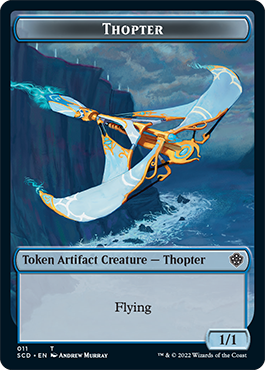 Pegasus // Thopter Double-Sided Token [Starter Commander Decks] | Odin's Place