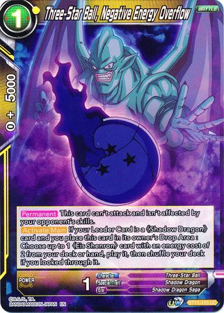 Three-Star Ball, Negative Energy Overflow (BT11-115) [Vermilion Bloodline 2nd Edition] | Odin's Place