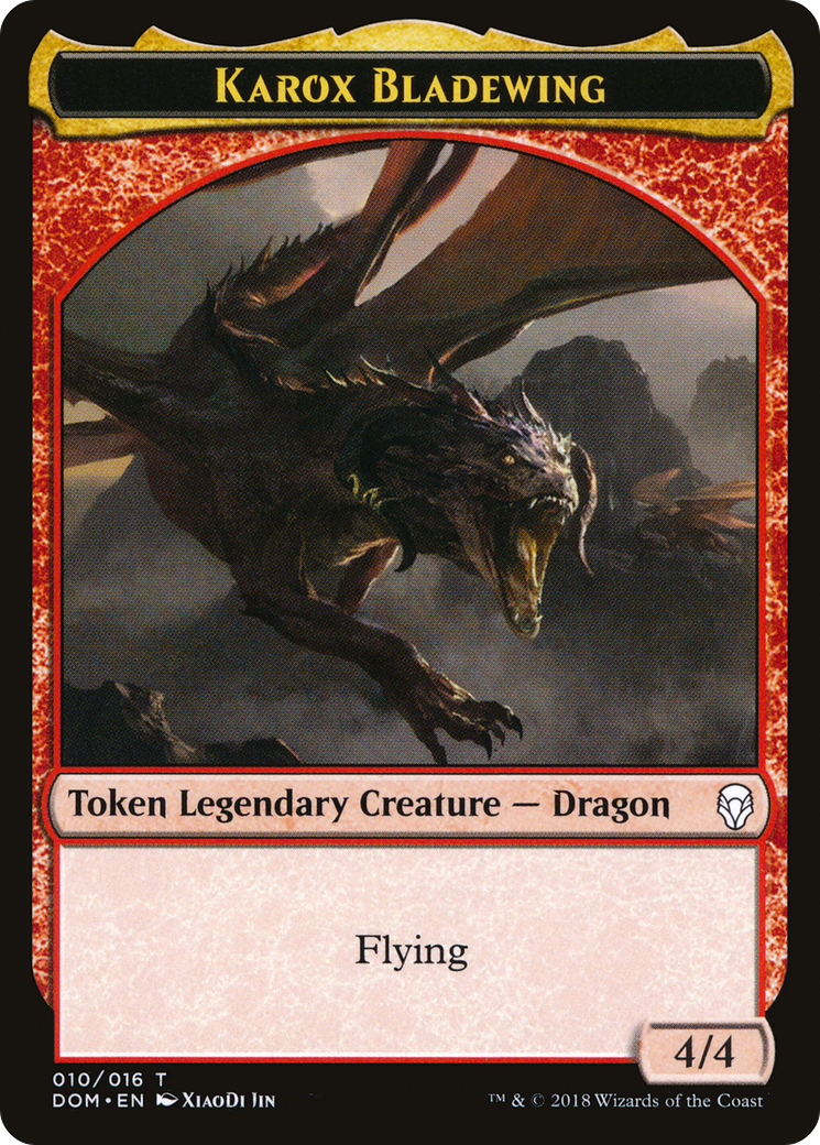 Karox Bladewing // Karox Bladewing Double-Sided Token [Starter Commander Decks] | Odin's Place