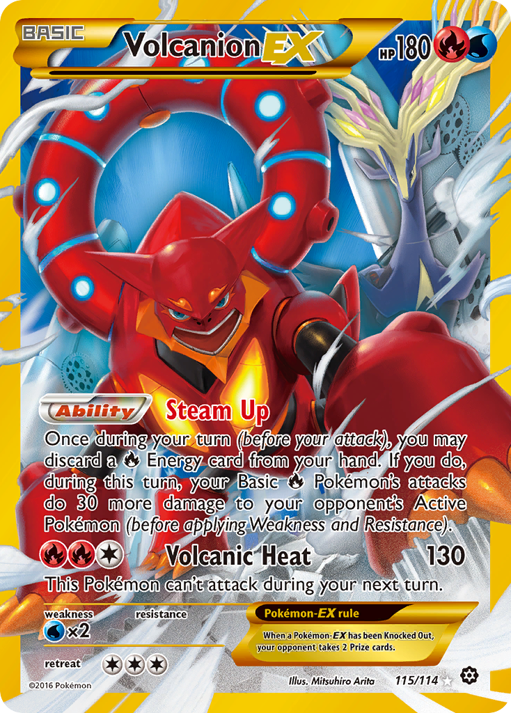 Volcanion EX (115/114) [XY: Steam Siege] | Odin's Place