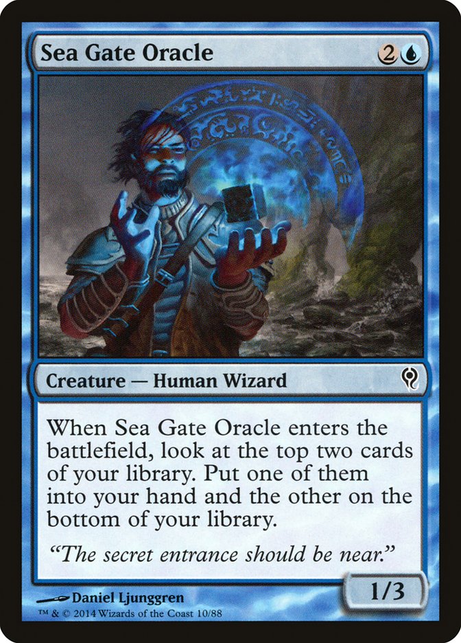 Sea Gate Oracle (10) [Duel Decks: Jace vs. Vraska] | Odin's Place