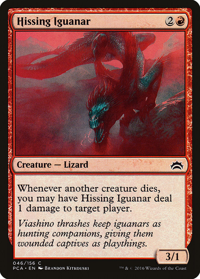 Hissing Iguanar (46) [Planechase Anthology] | Odin's Place