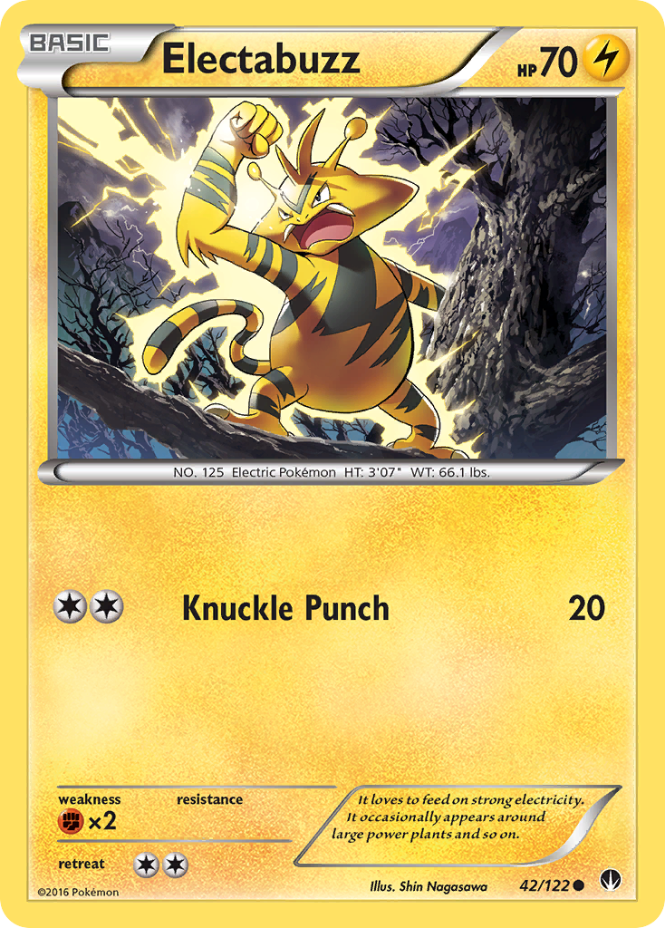 Electabuzz (42/122) [XY: BREAKpoint] | Odin's Place