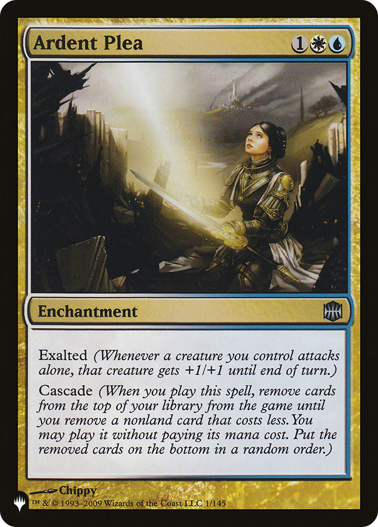 Ardent Plea [The List] | Odin's Place