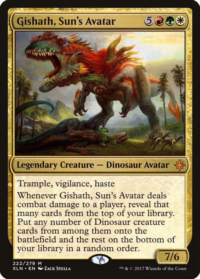 Gishath, Sun's Avatar (222) [Ixalan] | Odin's Place