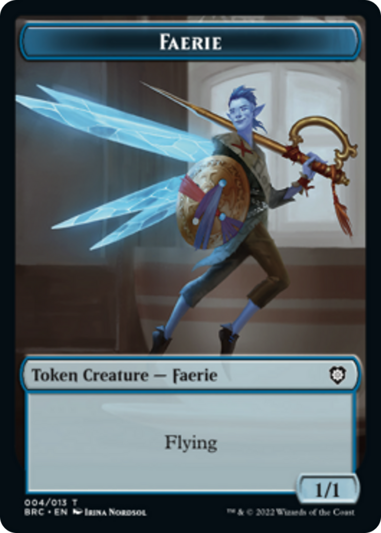 Faerie // Thopter (010) Double-Sided Token [The Brothers' War Commander Tokens] | Odin's Place