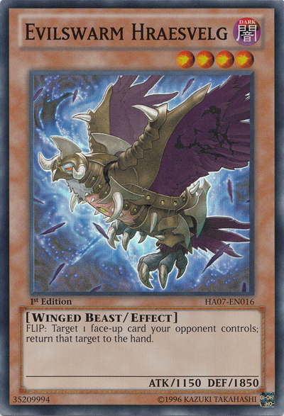 Evilswarm Hraesvelg [HA07-EN016] Super Rare | Odin's Place