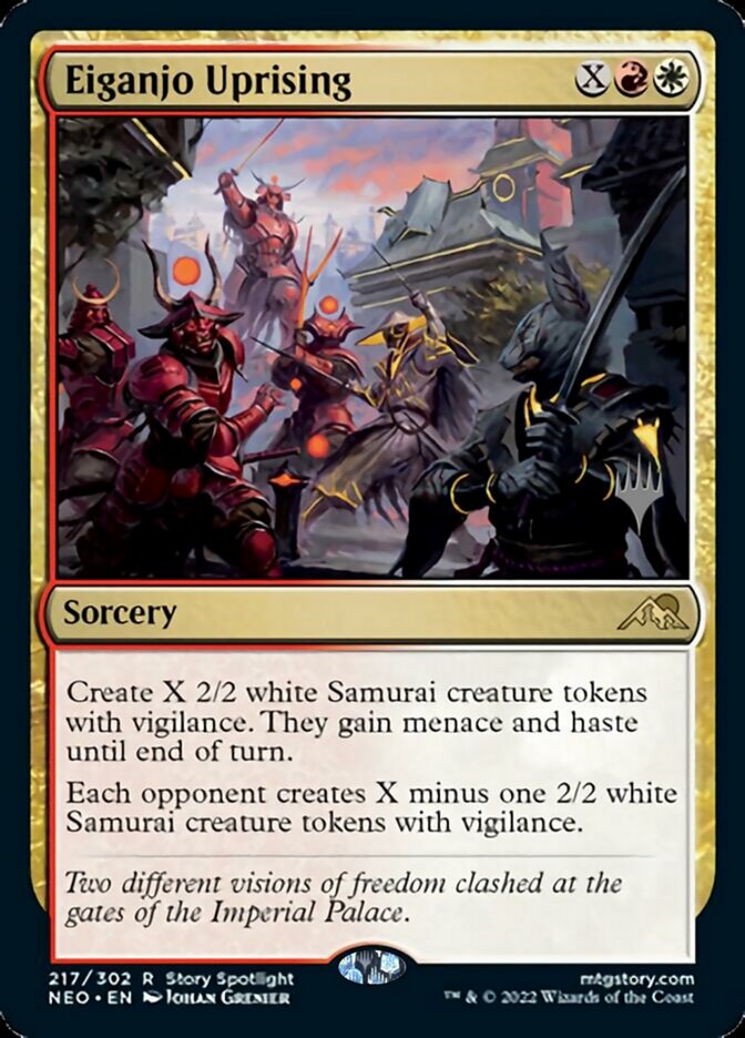 Eiganjo Uprising (Promo Pack) [Kamigawa: Neon Dynasty Promos] | Odin's Place