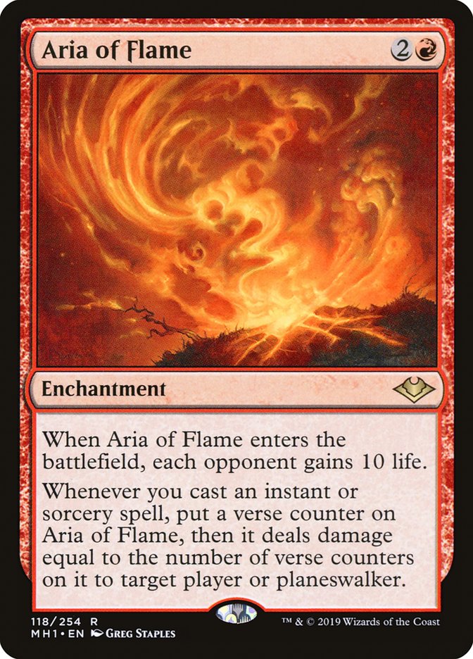 Aria of Flame (118) [Modern Horizons] | Odin's Place
