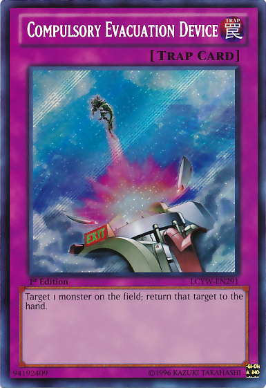 Compulsory Evacuation Device [LCYW-EN291] Secret Rare | Odin's Place