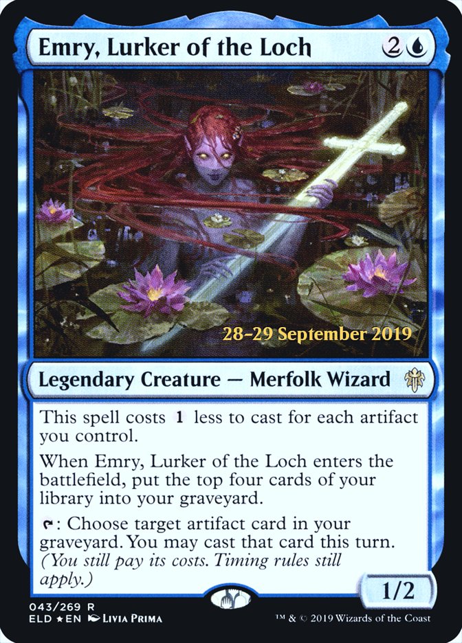 Emry, Lurker of the Loch [Throne of Eldraine Prerelease Promos] | Odin's Place