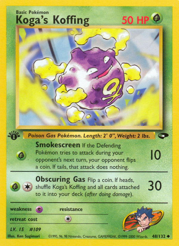 Koga's Koffing (48/132) [Gym Challenge 1st Edition] | Odin's Place