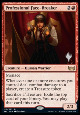 Professional Face-Breaker (Promo Pack) [Streets of New Capenna Promos] | Odin's Place