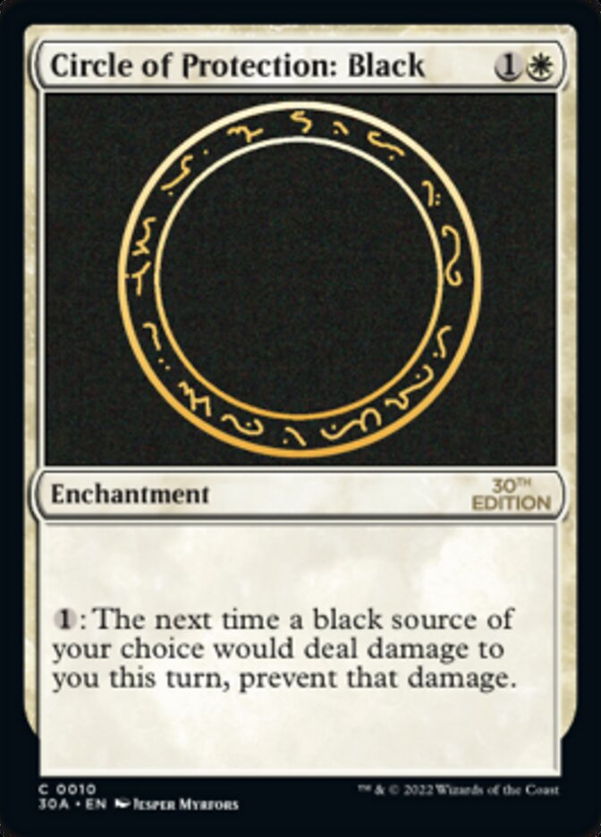 Circle of Protection: Black [30th Anniversary Edition] | Odin's Place