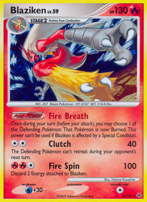 Blaziken (3/127) [Platinum: Base Set] | Odin's Place