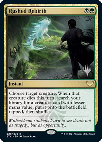 Rushed Rebirth (Promo Pack) [Strixhaven: School of Mages Promos] | Odin's Place