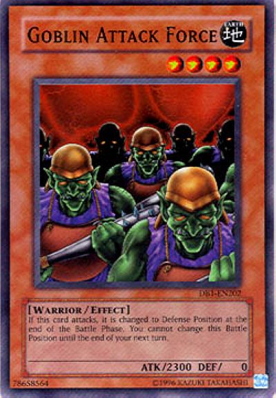 Goblin Attack Force [DB1-EN202] Super Rare | Odin's Place