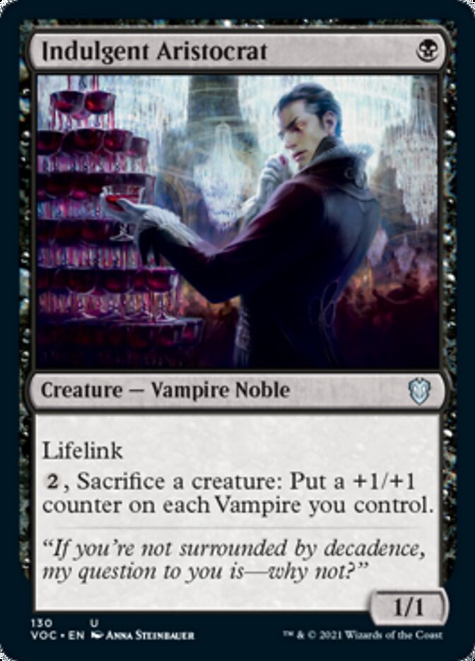 Indulgent Aristocrat [Innistrad: Crimson Vow Commander] | Odin's Place