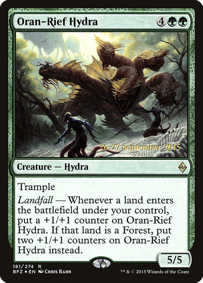 Oran-Rief Hydra (181) [Battle for Zendikar Prerelease Promos] | Odin's Place