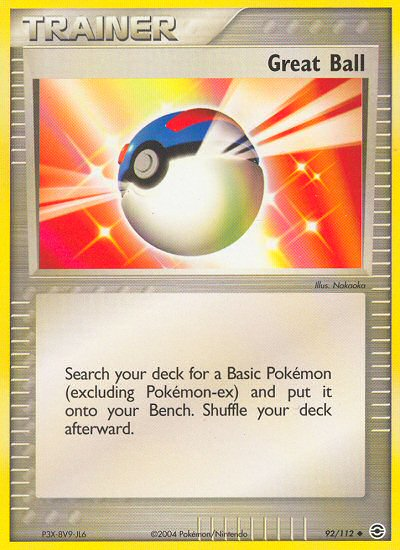 Great Ball (92/112) [EX: FireRed & LeafGreen] | Odin's Place
