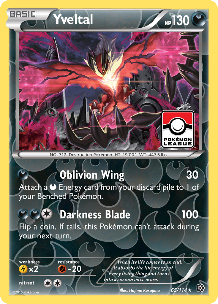 Yveltal (65/114) [XY: Steam Siege] | Odin's Place