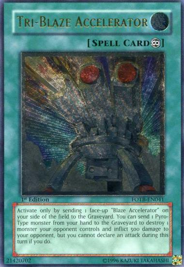 Tri-Blaze Accelerator [FOTB-EN041] Ultimate Rare | Odin's Place