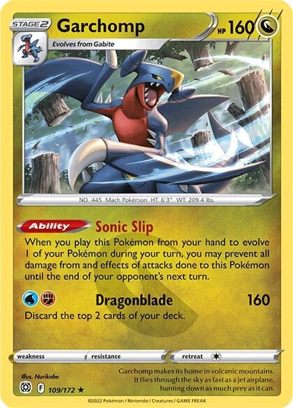 Garchomp (109/172) [Sword & Shield: Brilliant Stars] | Odin's Place